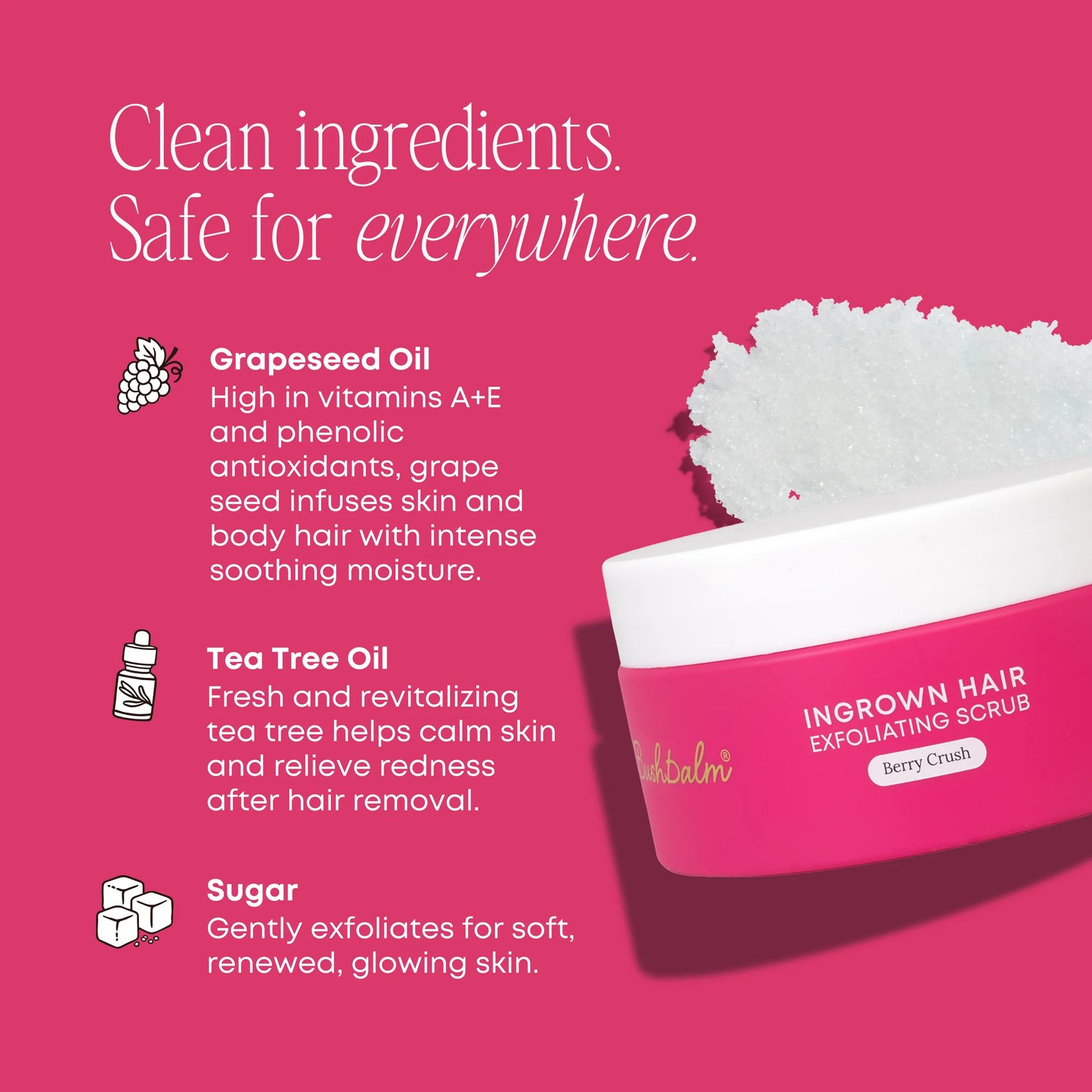 Berry Crush Ingrown Hair Exfoliating Body Scrub