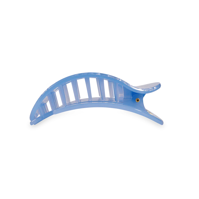 Blue Lagoon Flat Round Hair Clip