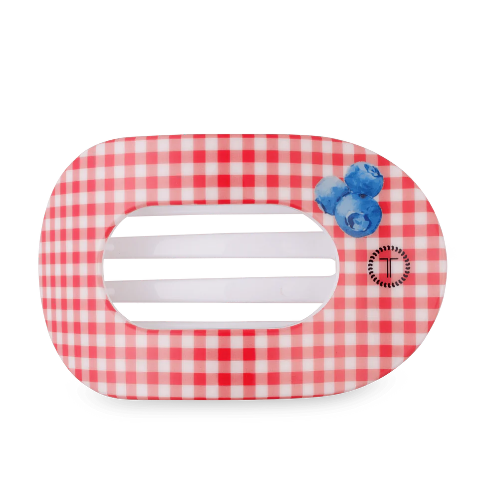 Blueberry Farms Large Flat Round Hair Clip