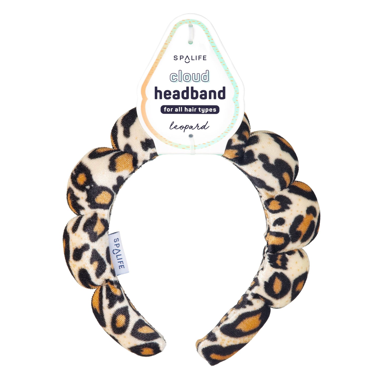 Bubble Headband Leopard Print