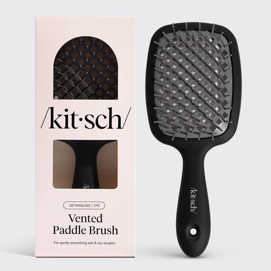 Vented Paddle Brush - Black