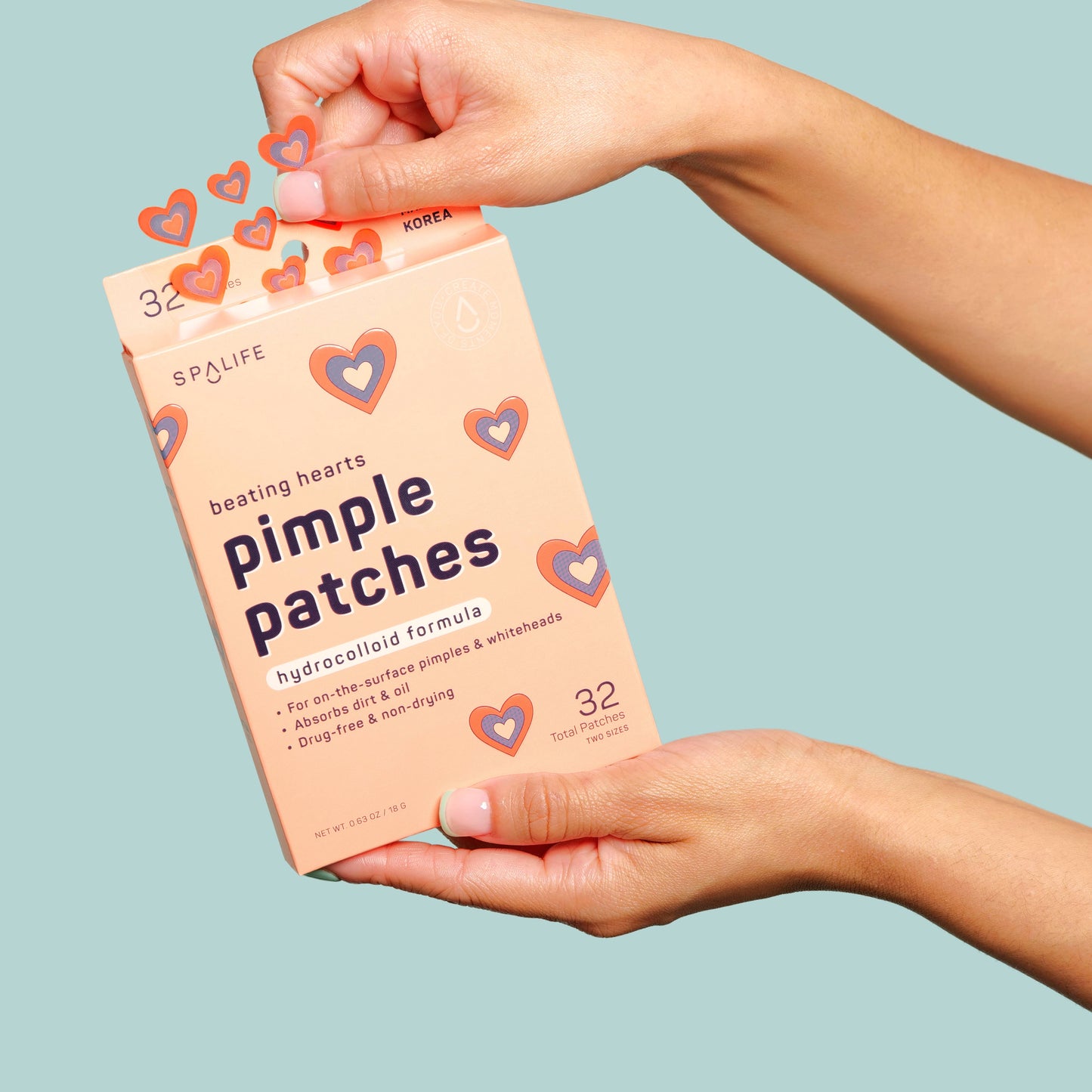 Valentines' Day Beating Hearts Hydrocolloid Pimple Patches