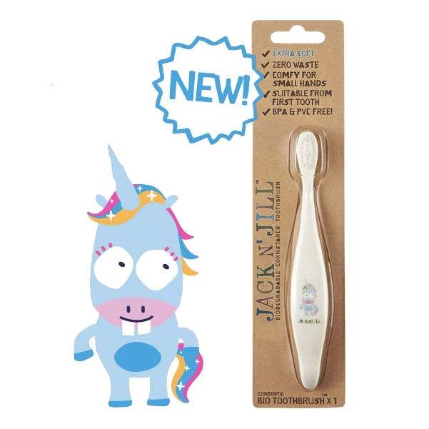 Jack N Jill Kids-Bio Toothbrush - Unicorn