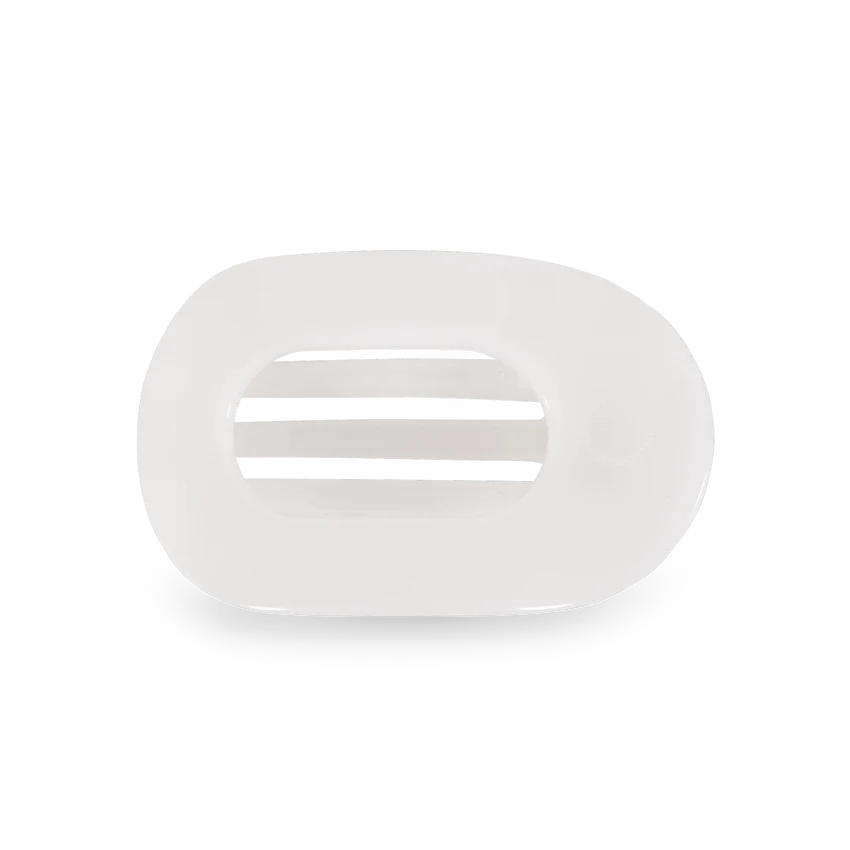 Coconut White Flat Round Clip (3 sizes) – Niche Beauty