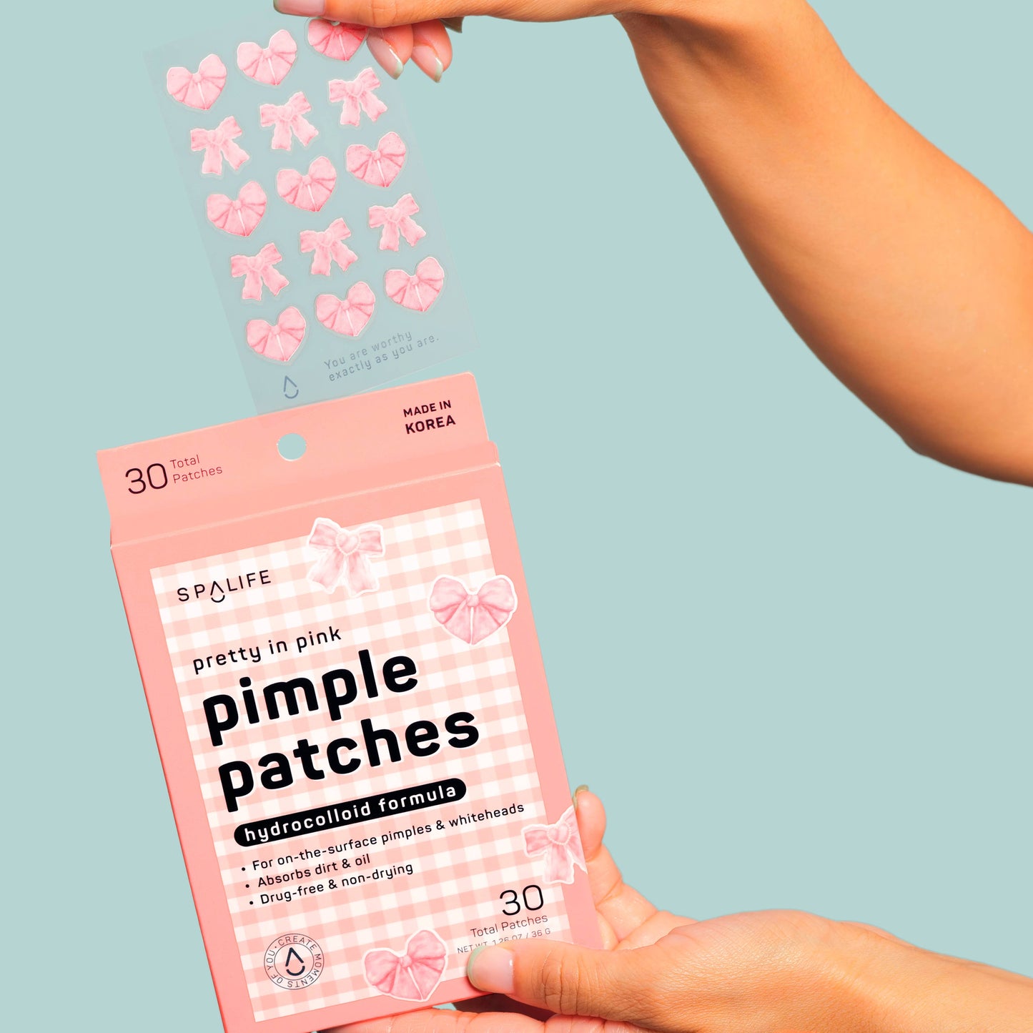 Pretty in Pink ! Hydrocolloid Pimple Patches - 30 Ct