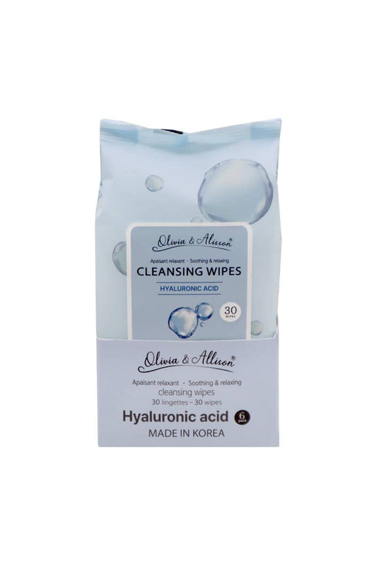 Soothing Hyaluronic Acid Makeup Wipes (30 Sheets)