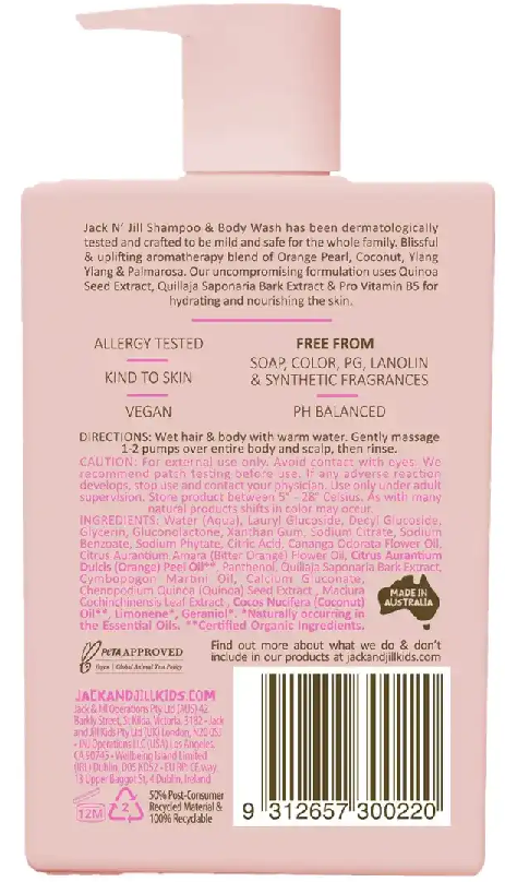 Jack N Jill Kids-Shampoo & Bodywash