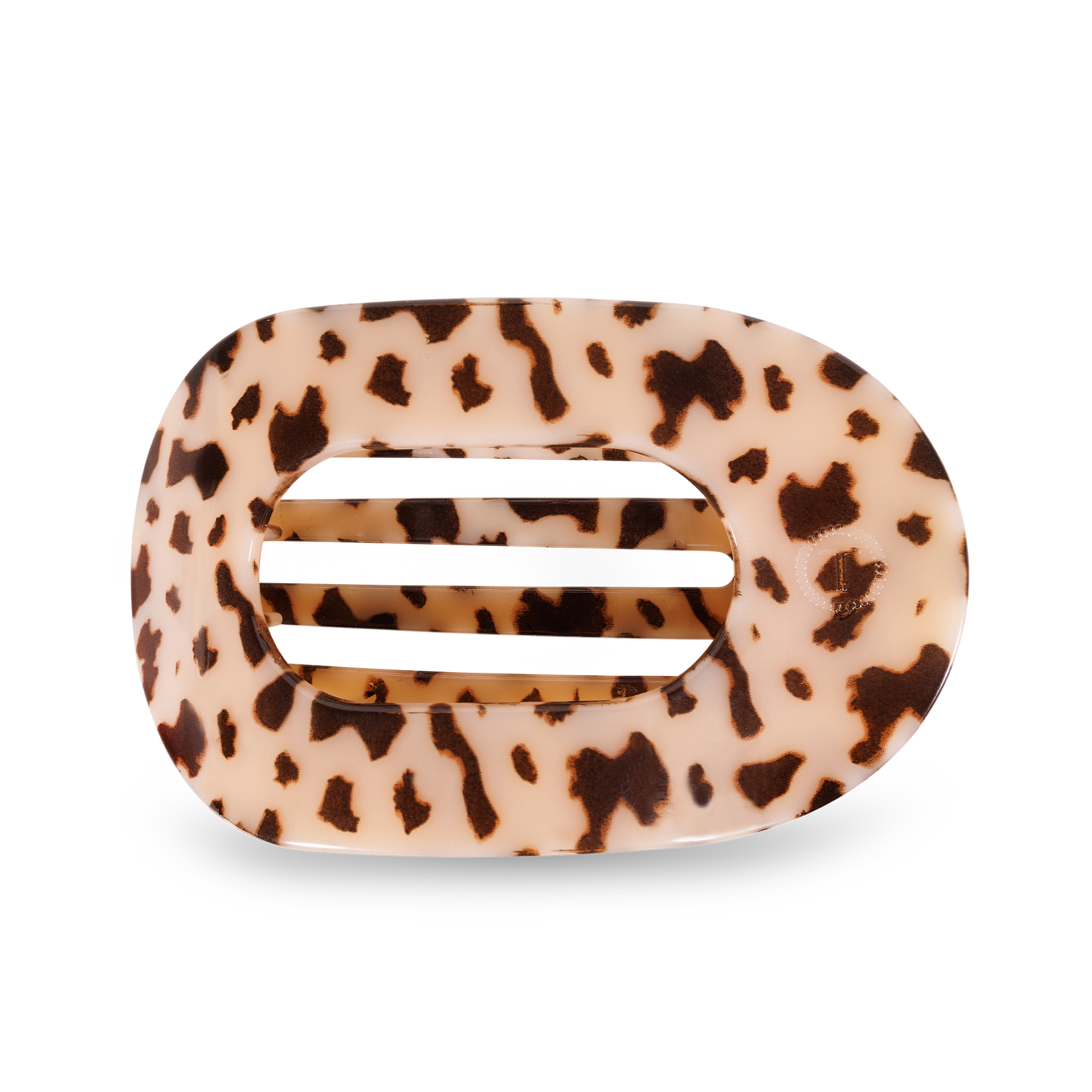 Blonde Tortoise Flat Round Clip (3 sizes)