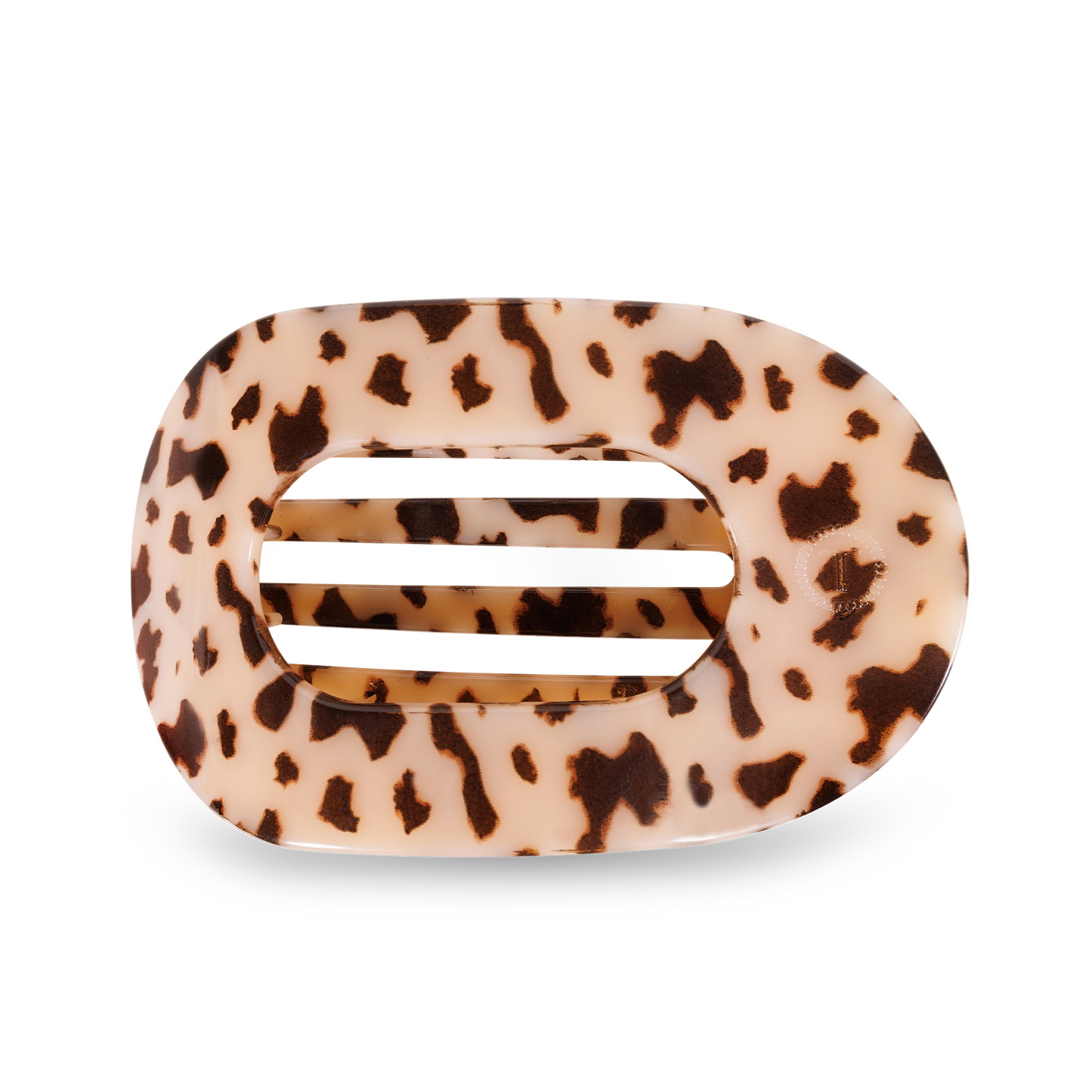 Blonde Tortoise Flat Round Clip (3 sizes)