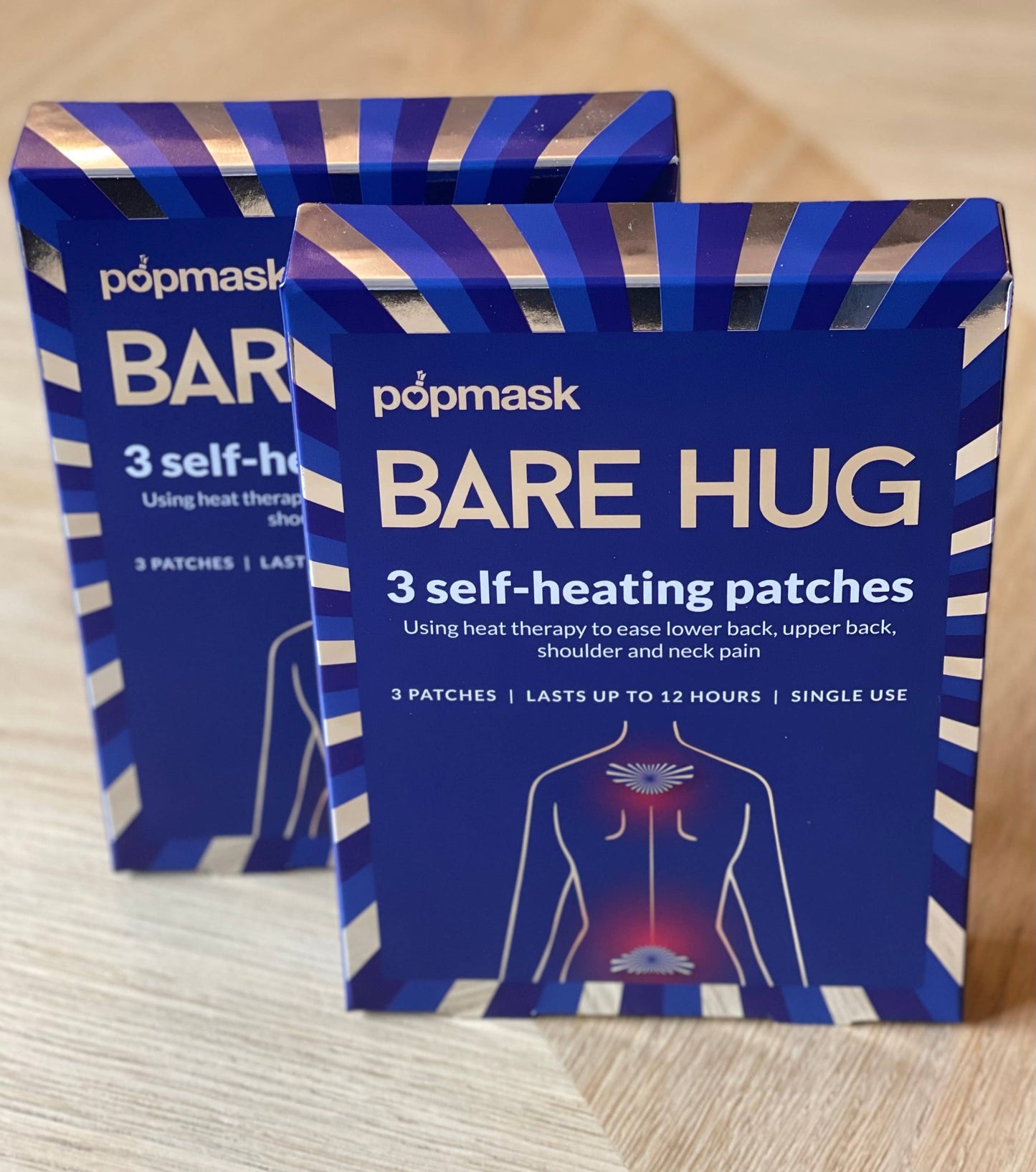 Bare Hug Large Heat Therapy Patches (3 Pack)