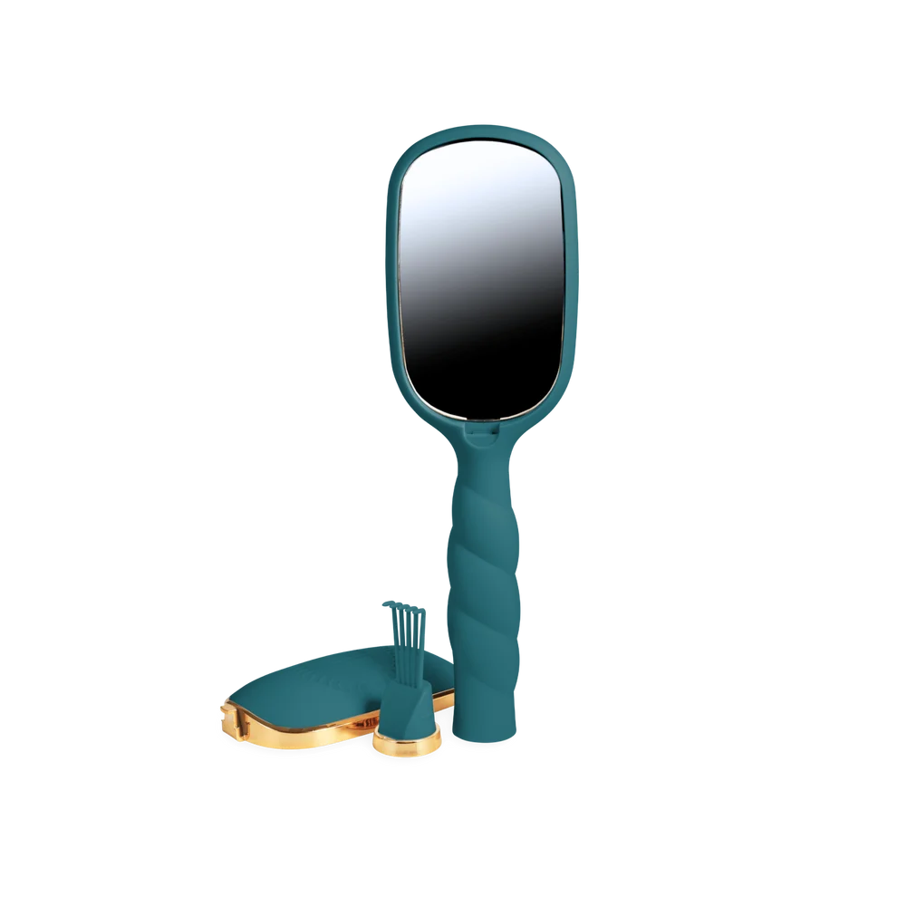 Detangler Hair Brush for Medium Hair - Teal With It - Full Size