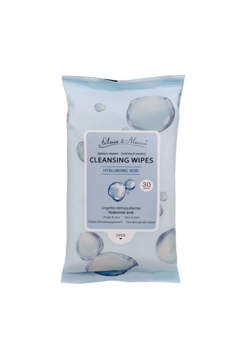 Soothing Hyaluronic Acid Makeup Wipes (30 Sheets)