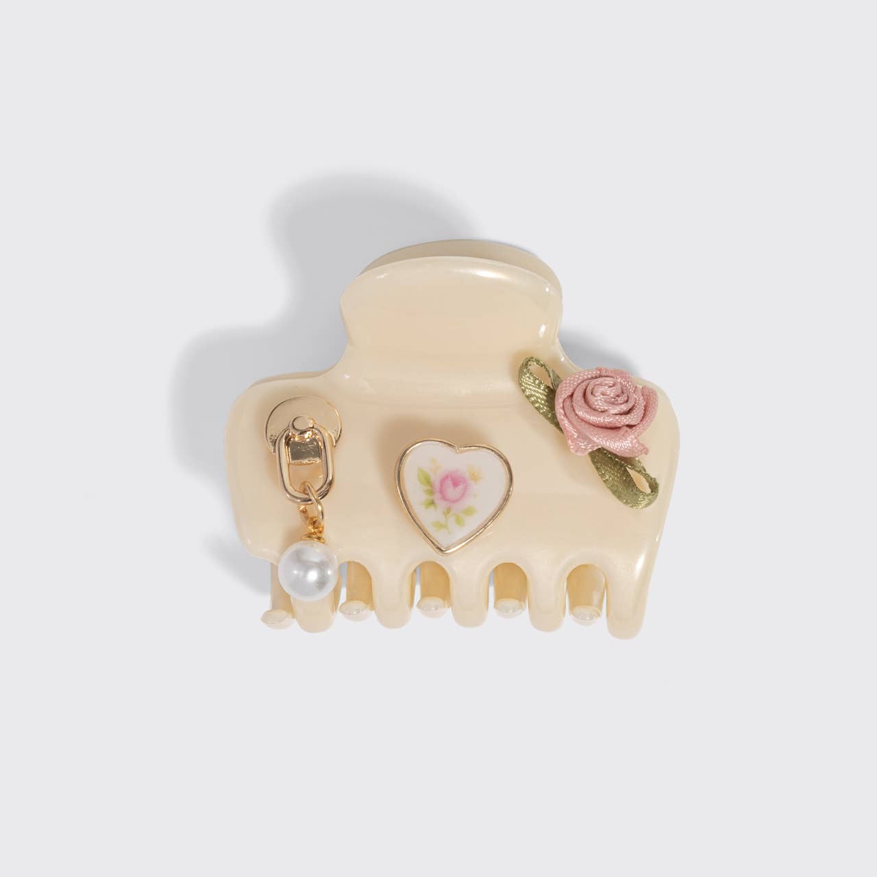 KitschPop™️ Cloud Clip 7pc Set Vintage - Pearlized Cream