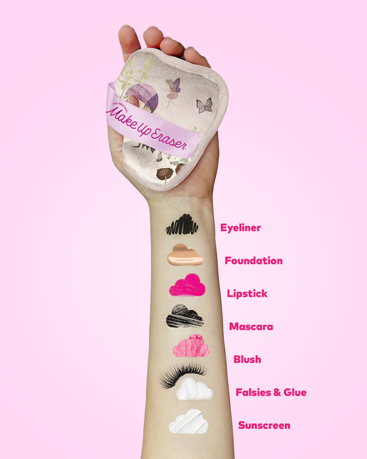 Garden Fairies MakeUp Eraser 7-Day Set