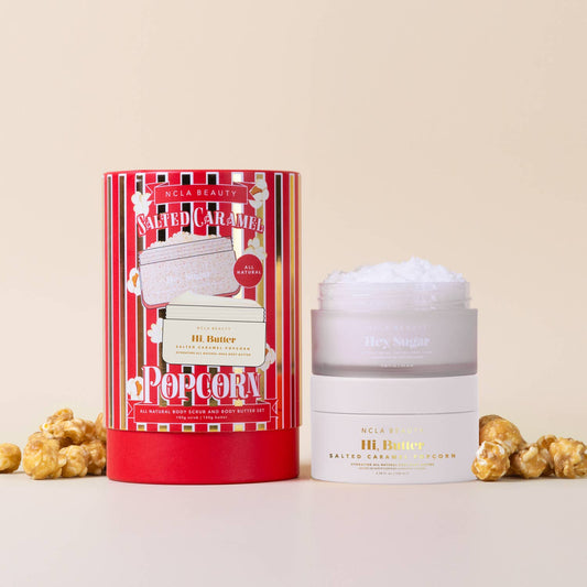 Salted Caramel Body Scrub + Body Butter Holiday Gift Set