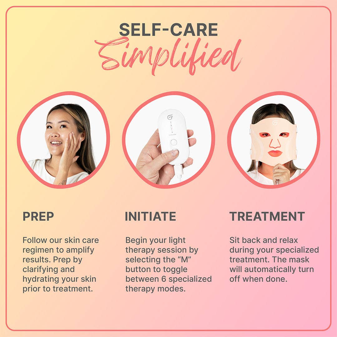 GlowUp™ LED Light Therapy Neck & Chest Mask