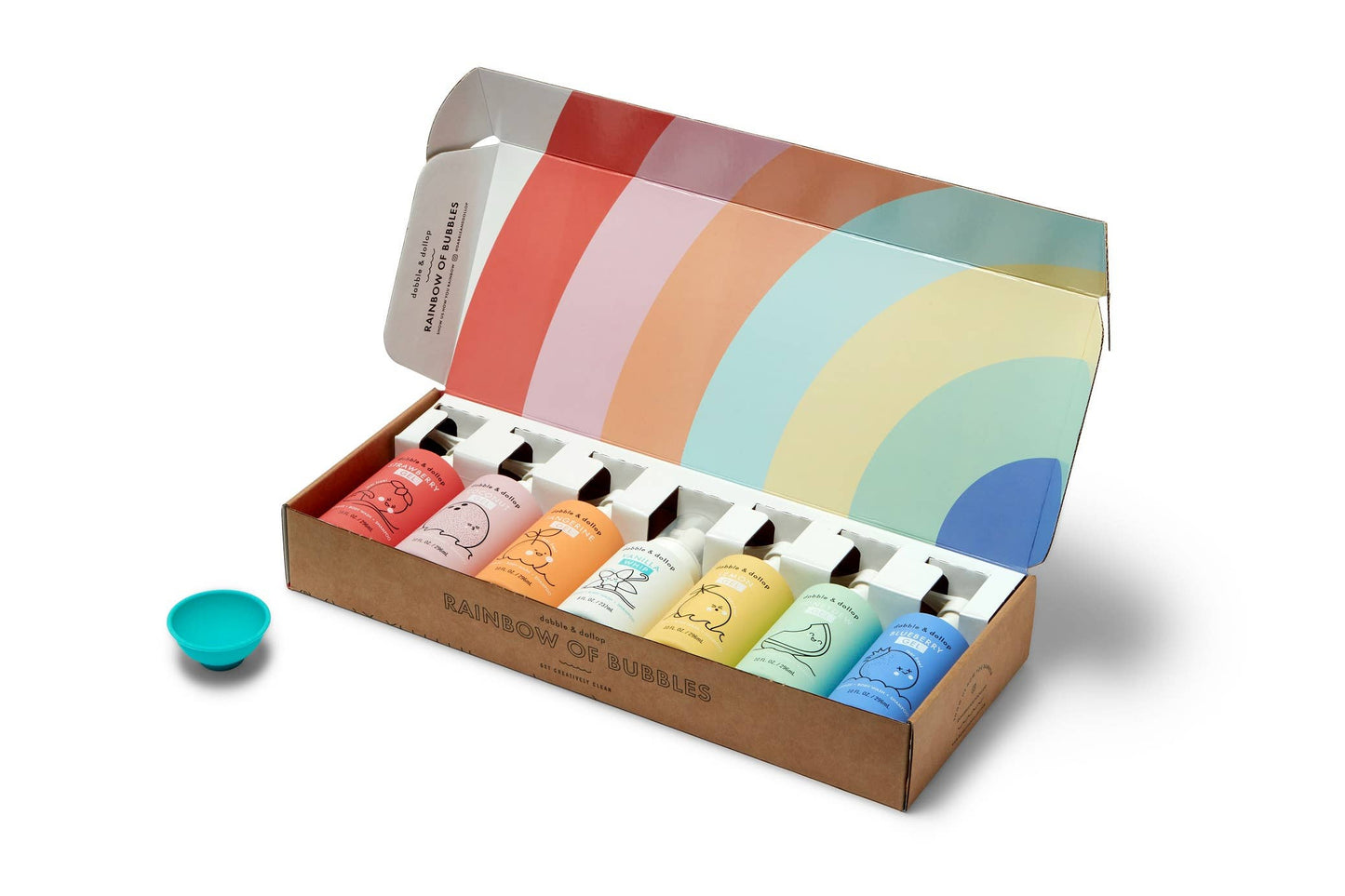 Rainbow of Bubbles Ultimate Bathtime Gift Set