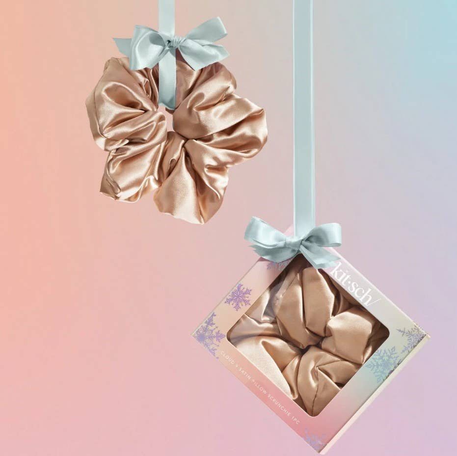 Cloud 9 Satin Pillow Scrunchie 1pc - Champagne