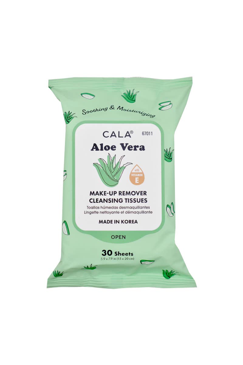 \Makeup Remover Wipese 30 sheets Aloe Vera