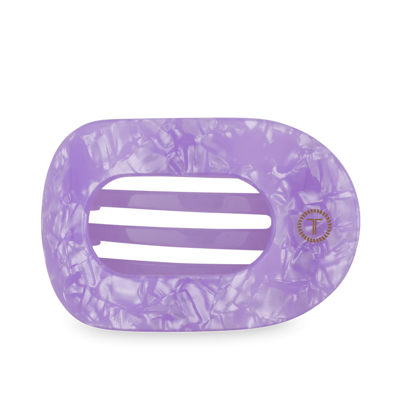 Lavender Mist Flat Round Hair Clip