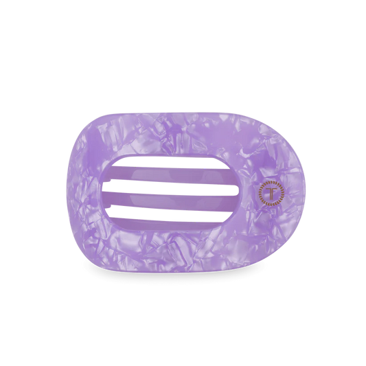Lavender Mist Flat Round Hair Clip