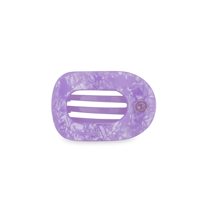 Lavender Mist Flat Round Hair Clip