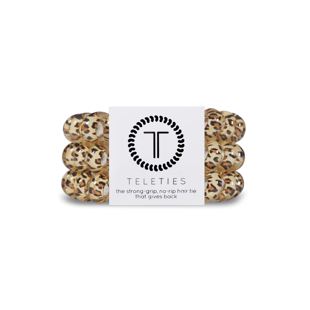 Leopard Large Hair Ties - Large