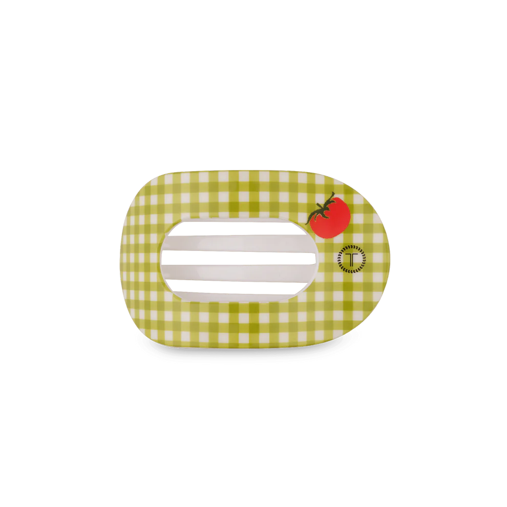Locally Grown Small Flat Round Hair Clip