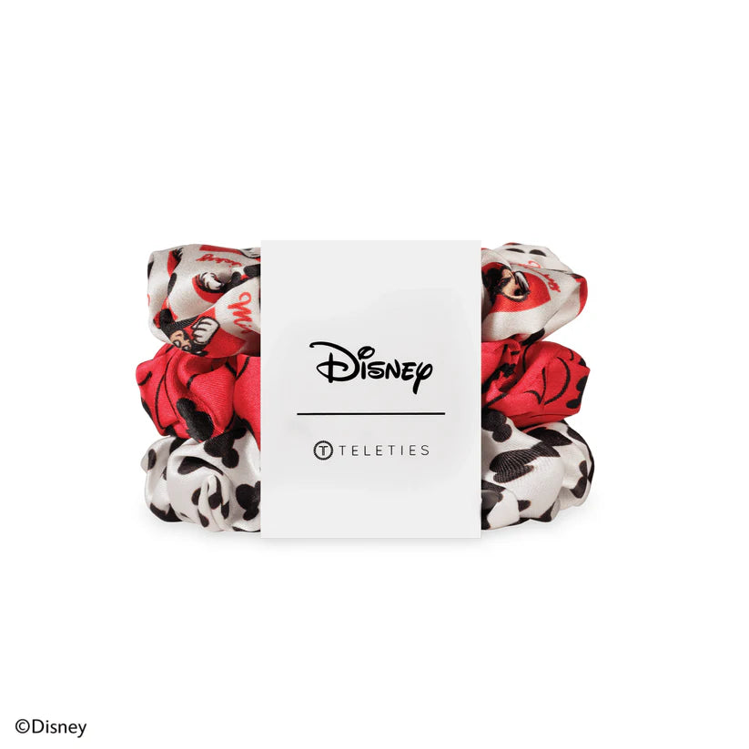Minnie Mouse Silk Scrunchies