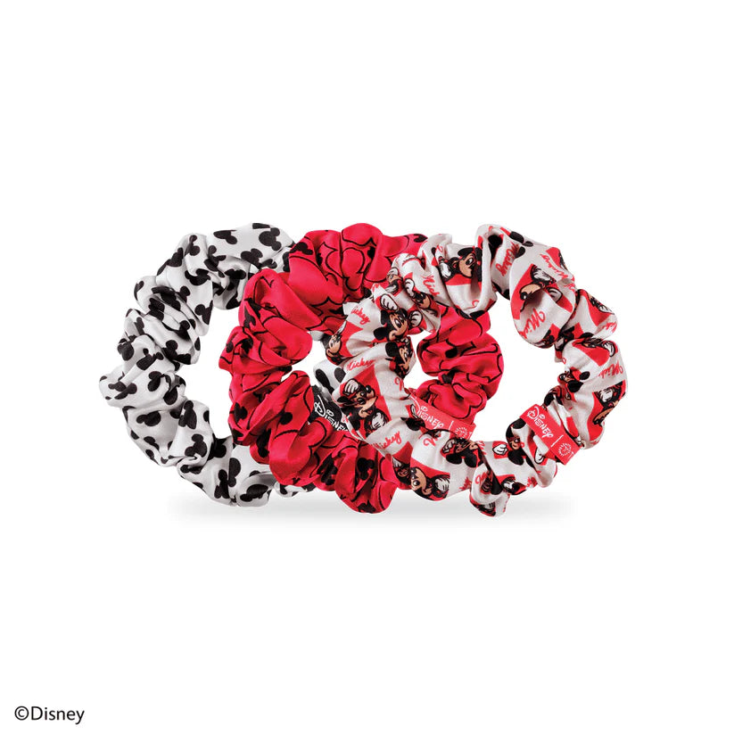 Minnie Mouse Silk Scrunchies