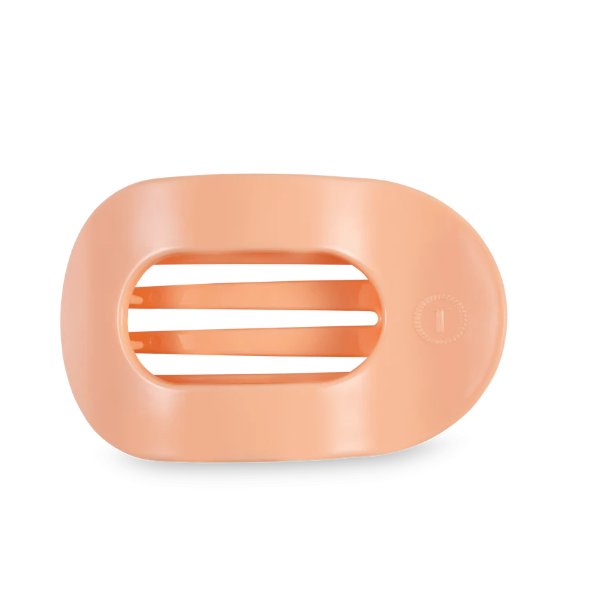 Peach Fuzz Flat Round Clip