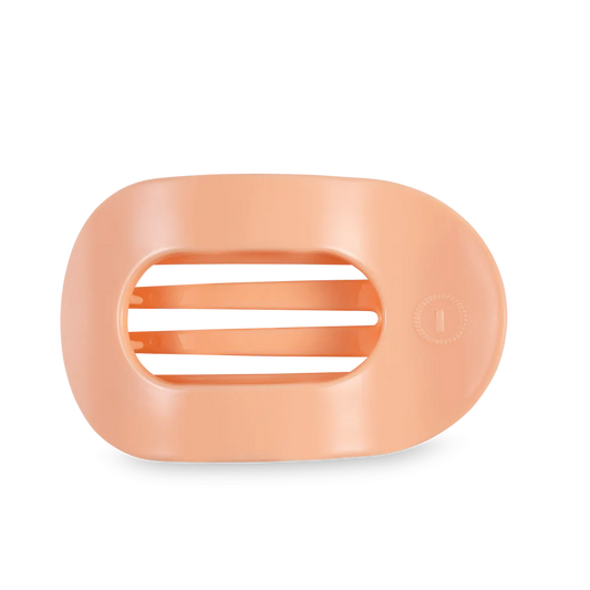 Peach Fuzz Flat Round Clip