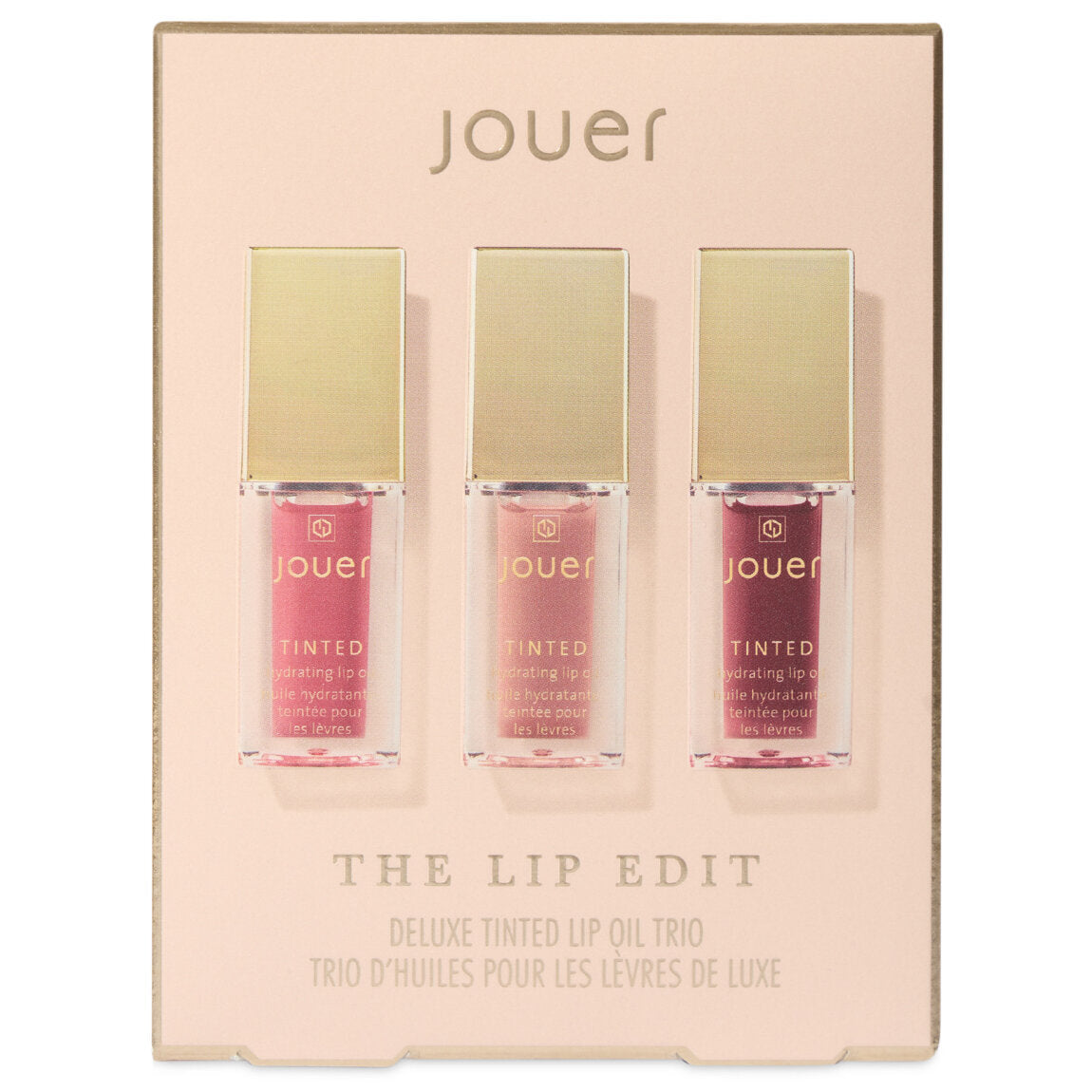 The Lip Edit Deluxe Tinted Lip Oil Trio