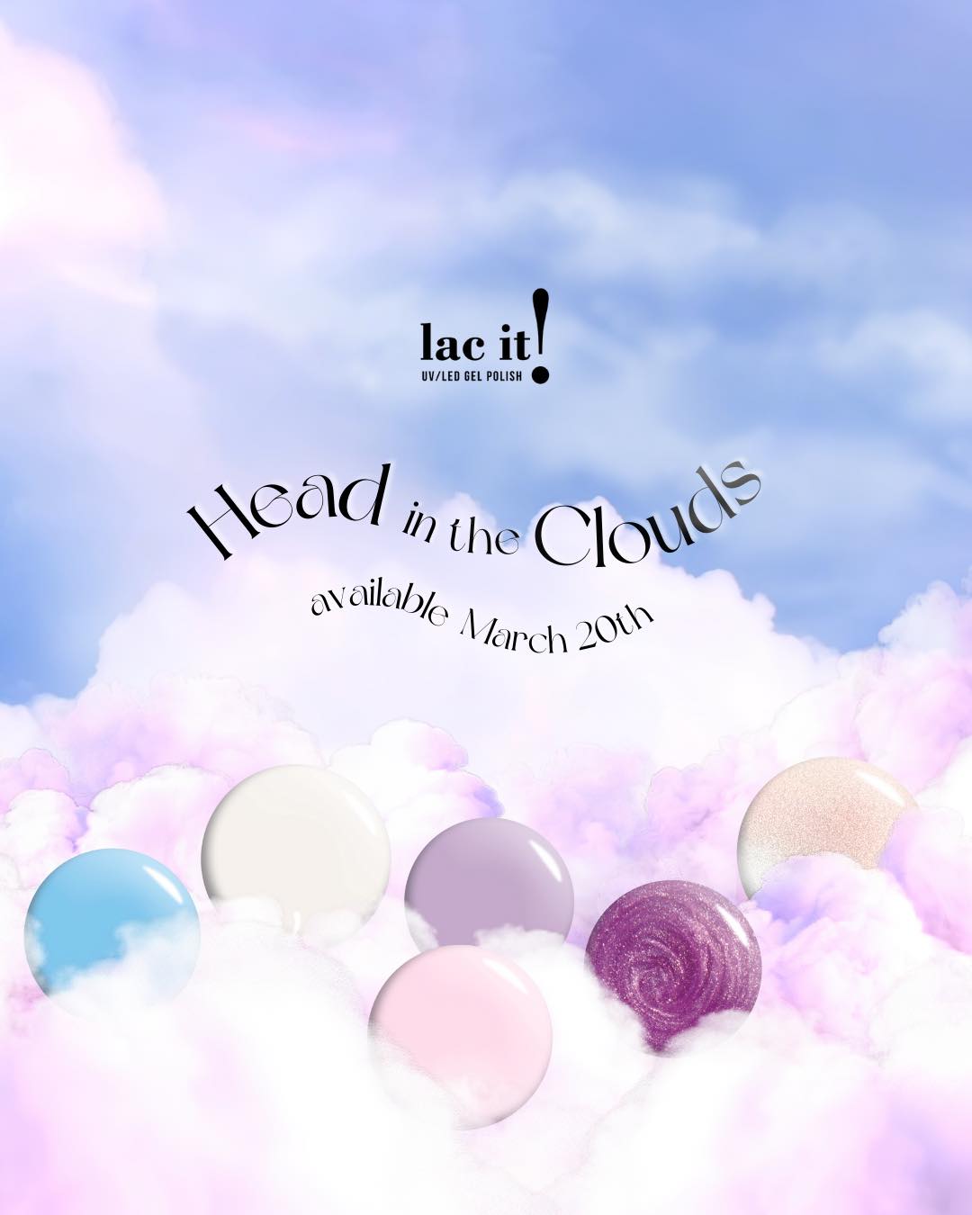 Lac it Gel Polish Cloud 9 15ml 6 or More