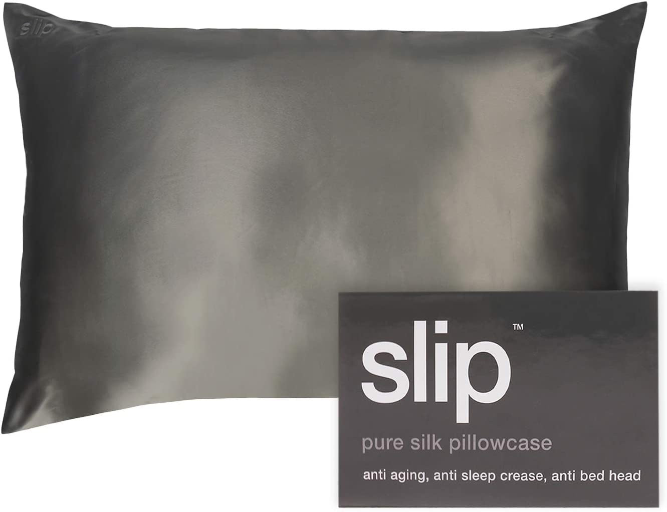 Slip Pure silk pillowcase - King - charcoal $147.00