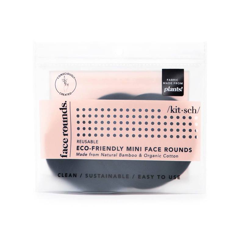 Eco-Friendly Reusable Mini Face Rounds/Black