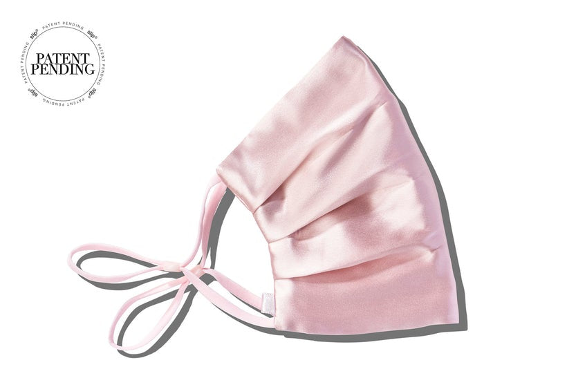 Slip Silk Re-usable Face Covering - Pink