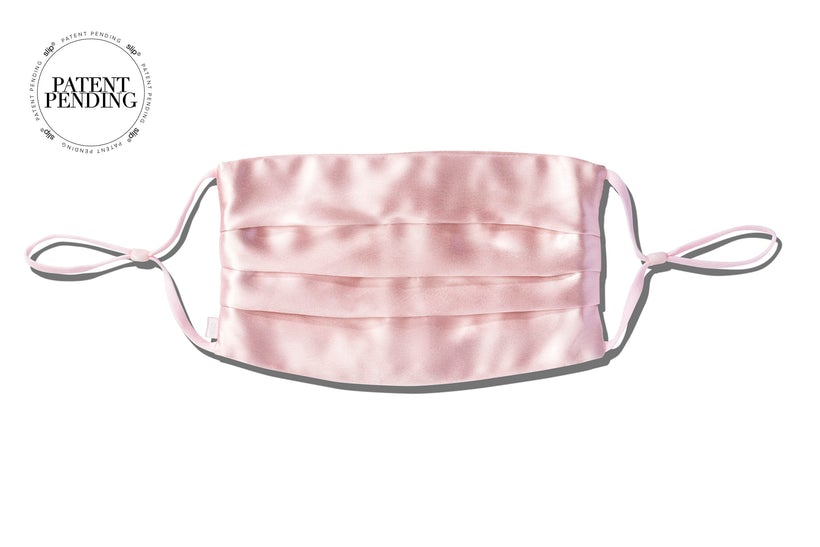 Slip Silk Re-usable Face Covering - Pink