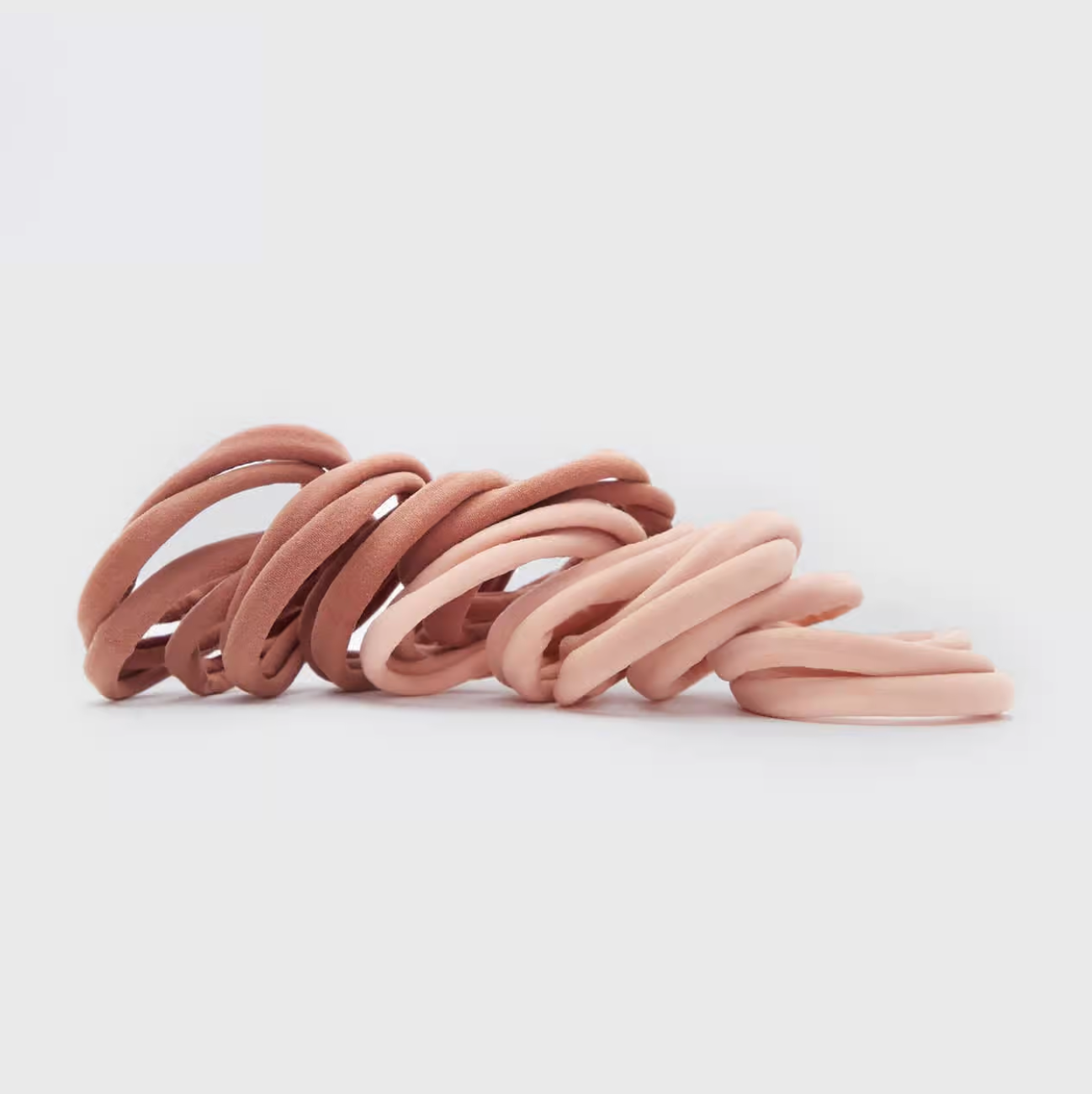 Eco-Friendly Nylon Elastics 20pc set - Blush