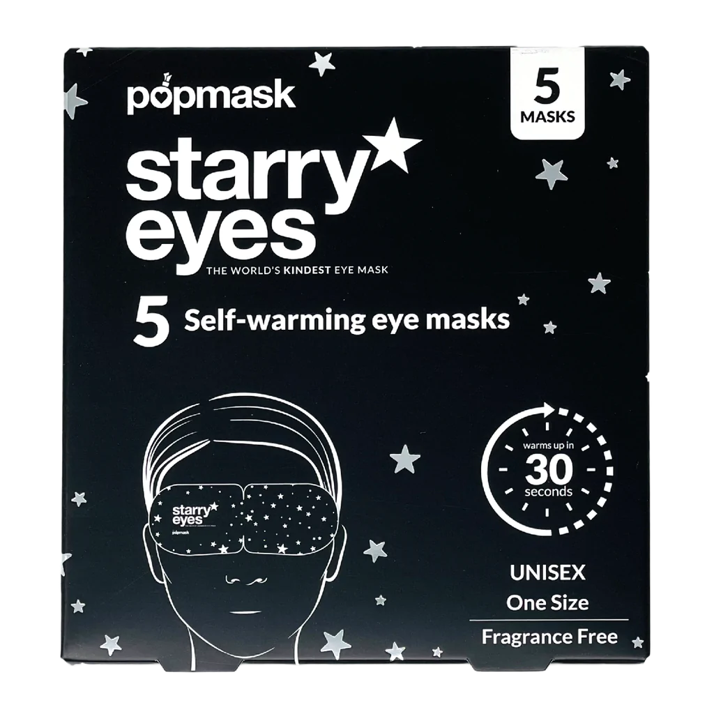 Starry Eyes Fragrance-free Self-warming Sleep Masks (5 Pack)