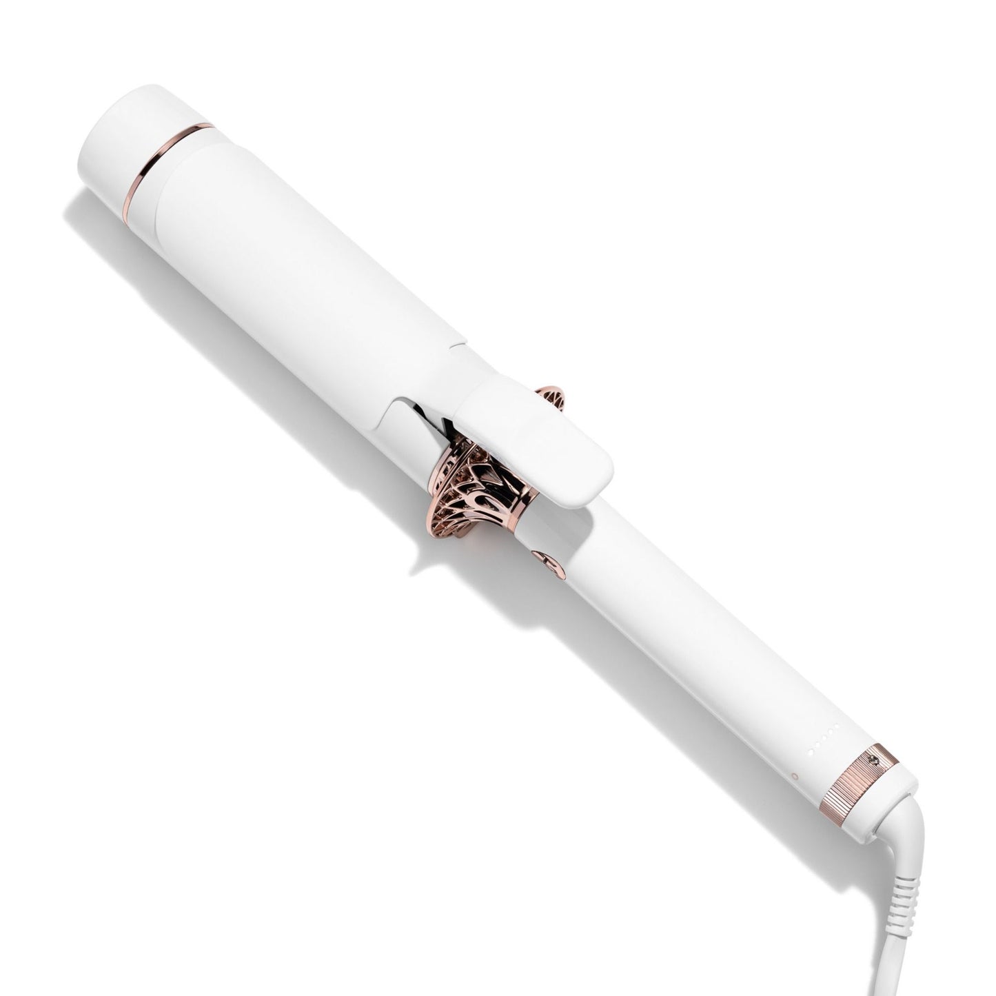 BodyWaver 1.75” Professional Ceramic Styling Iron for Waves and Volume (White & Rose Gold)