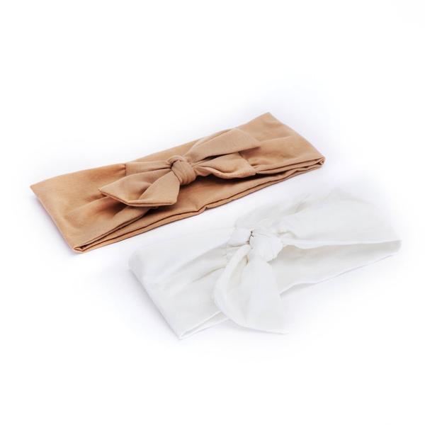 Cotton Adjustable Headband 2pc (2 color variants)