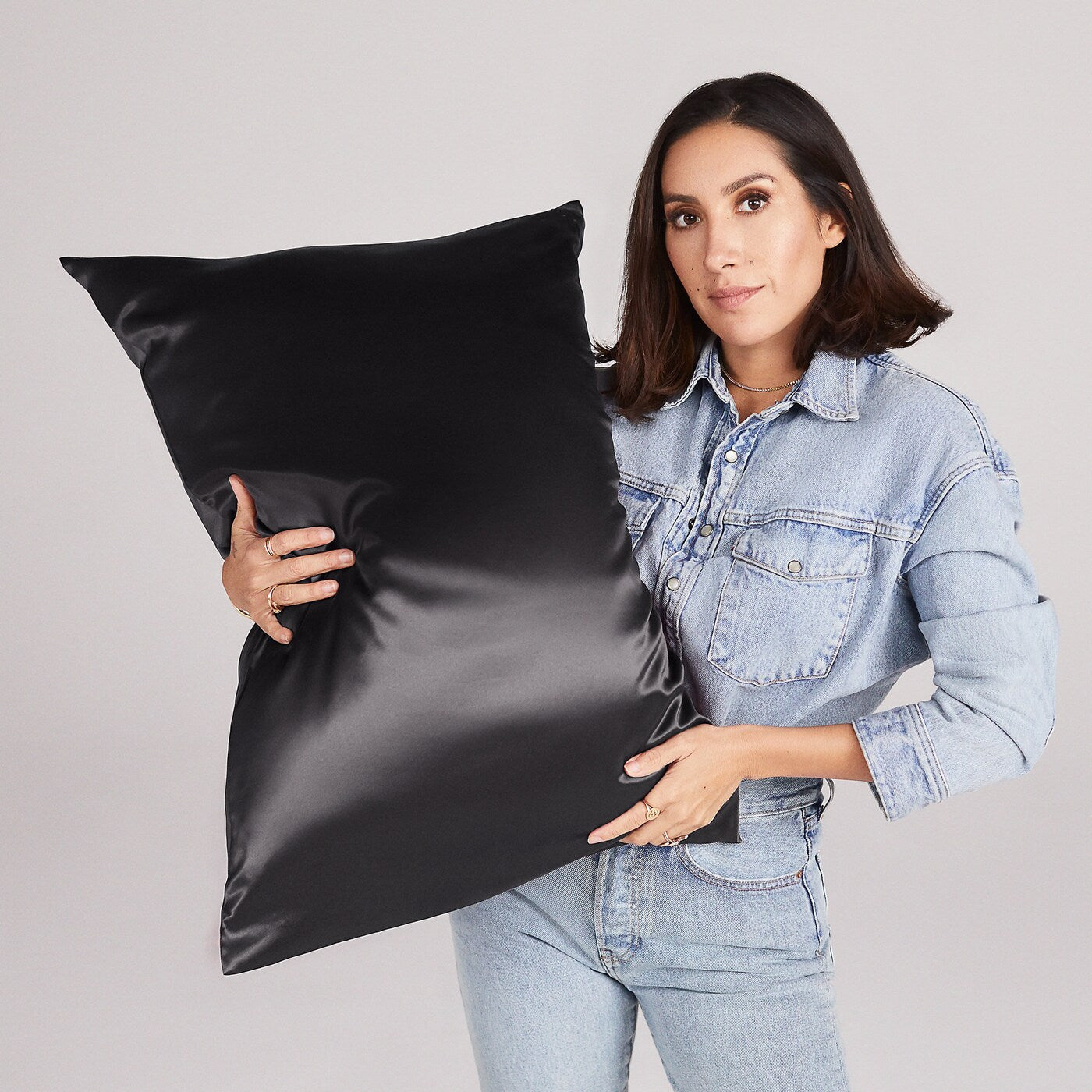 Slip Pure silk pillowcase - queen - black