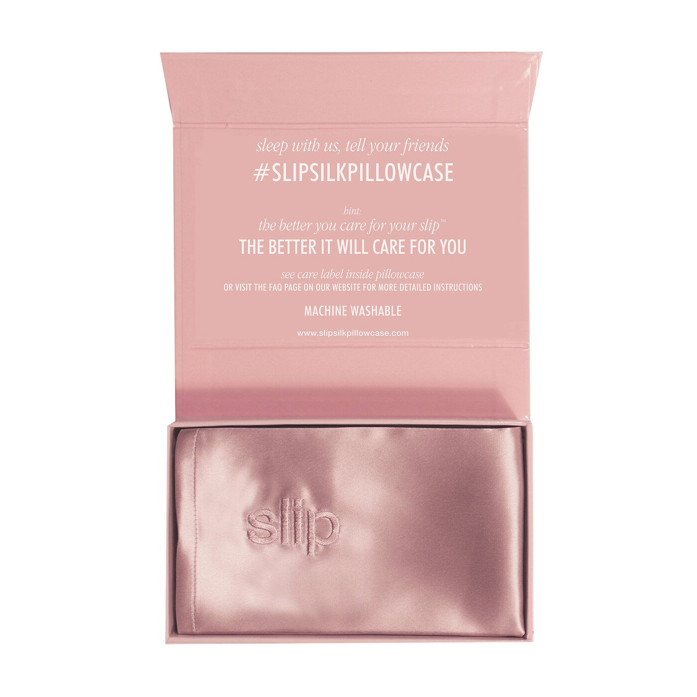 Slip Pure silk pillowcase - pink, two sizes