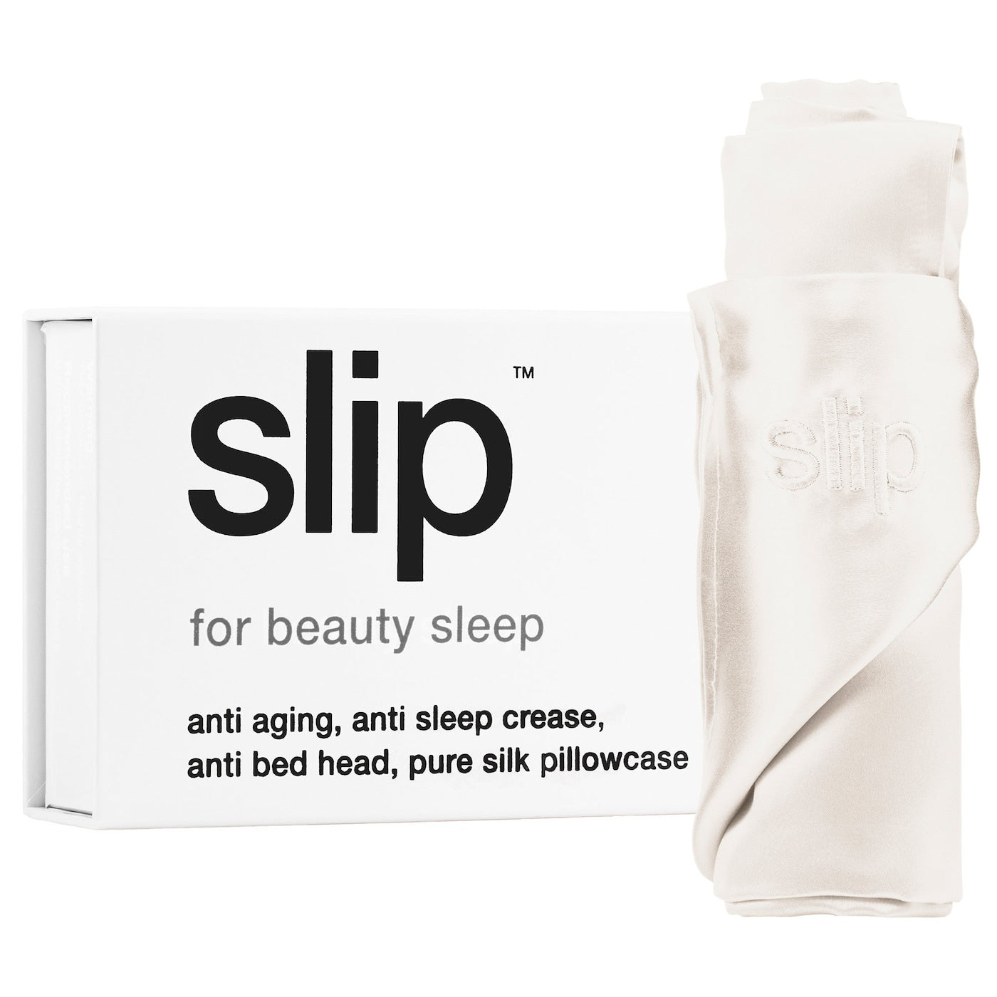 Slip Pure silk pillowcase - white, two sizes